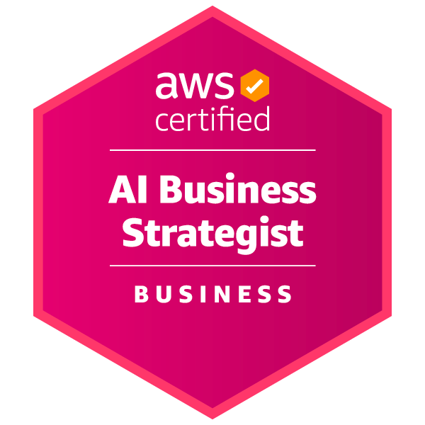 Selo AWS Certified AI Business Strategist